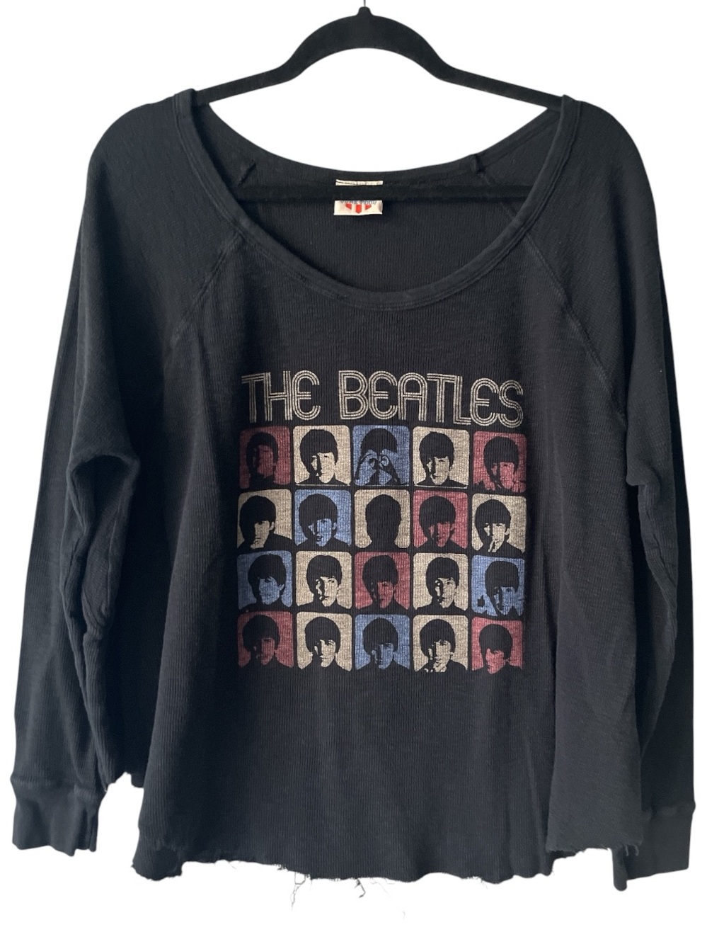 The Beatles Black Graphic Long Sleeve Tee Vintage Inspired L